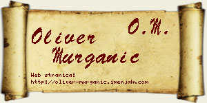 Oliver Murganić vizit kartica